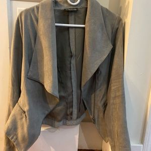 Gray Suede Rampage Coat